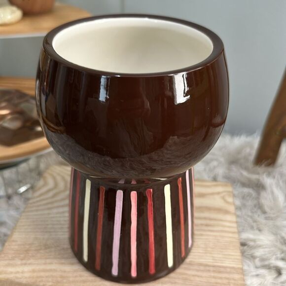 Target Threshold Brown Ceramic Face Planter 2024 New With Tags See Description* - Picture 9 of 17